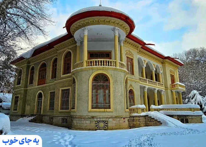کاخ موزه سعدآباد در زمستان